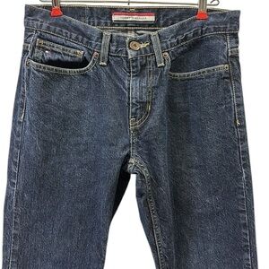 Tommy Hilfiger Denim Slim Straight Leg Blue Jeans Mens Size 30 x 32